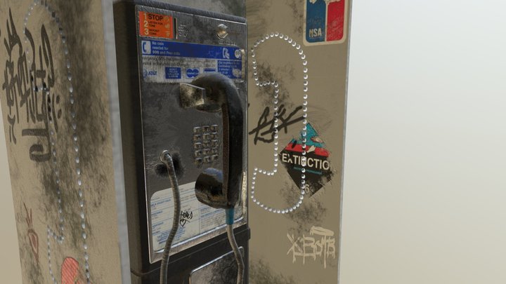 PayPhone 3D Model