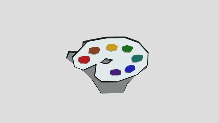 Real Palette (made by korkeus) 3D Model
