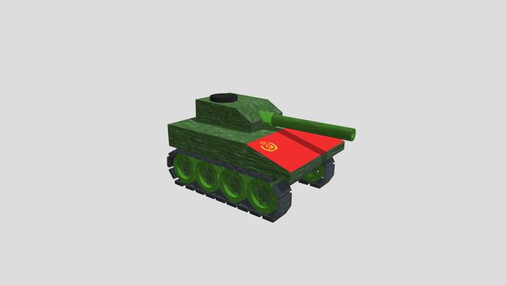 Танк 3D Model