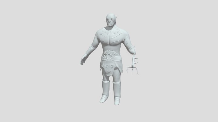 Azog Ogre 3D Model
