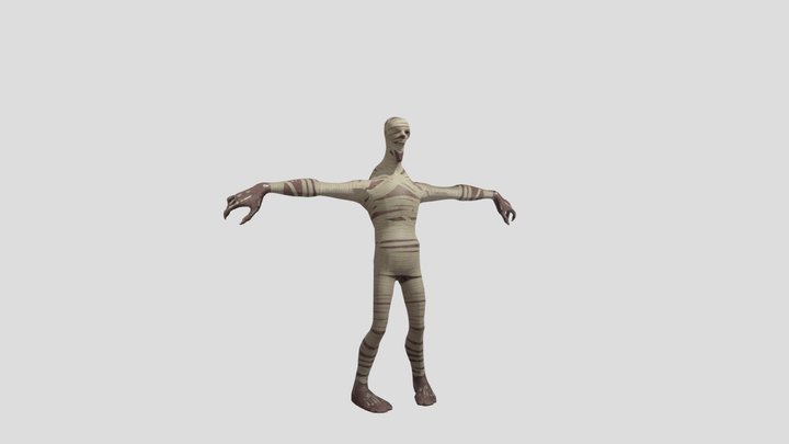 Desert mummy 3D Model