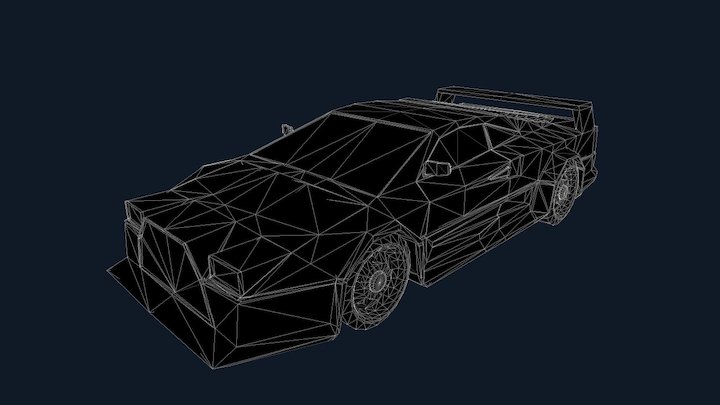 Sports Car 3D Model