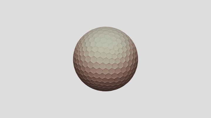 Golf Ball 3D Model