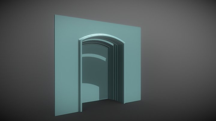 Arched Window 3D Model