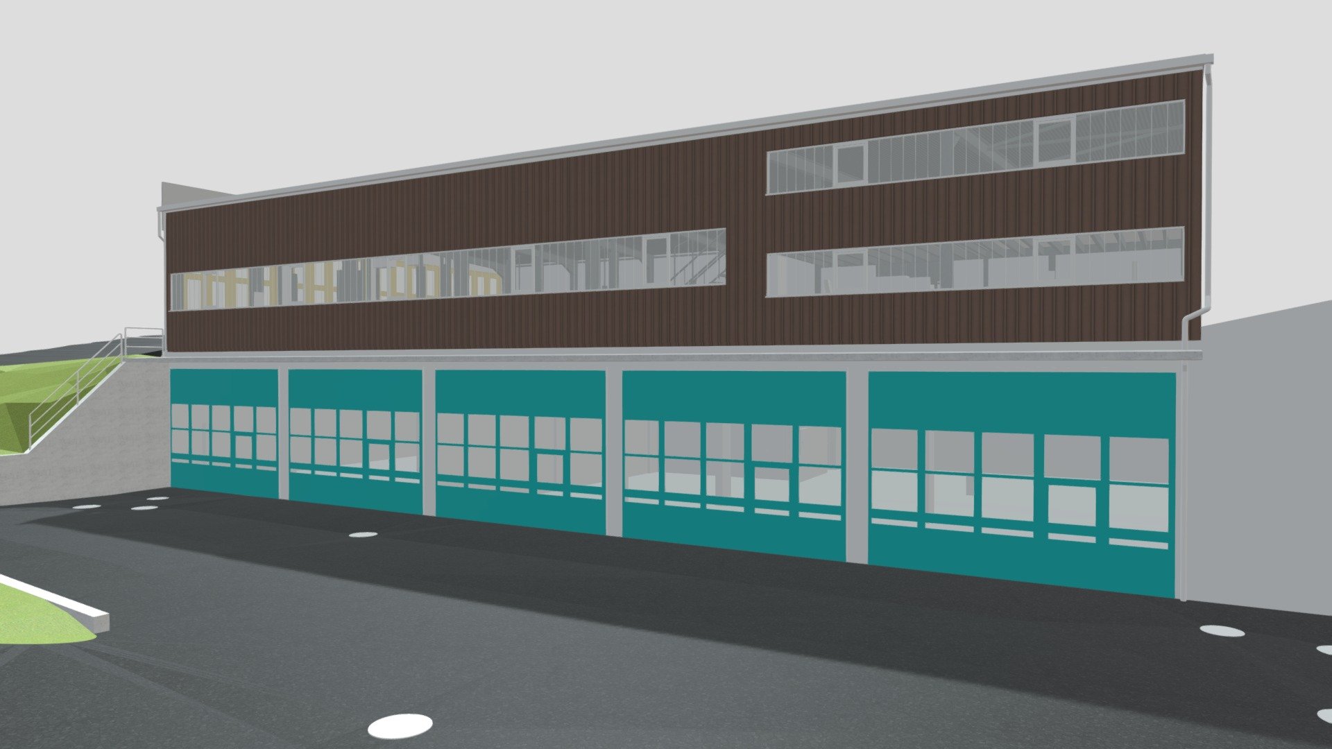Seuzach ZH, Umbau Gewerbegebäude — Sketchfab embed 3D viewer