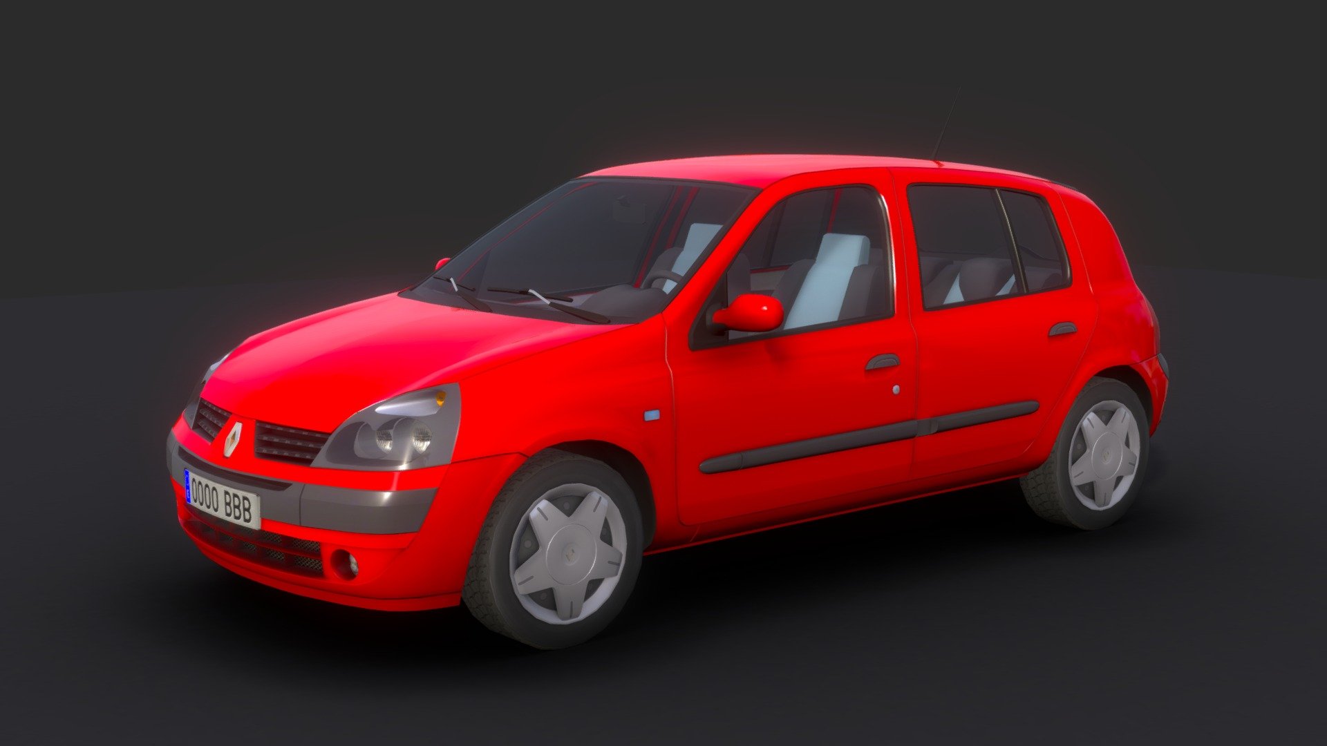 Renault Clio II - Buy Royalty Free 3D model by codexito (@codexito