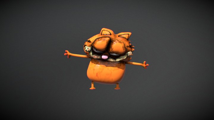 Garfield 3D Model