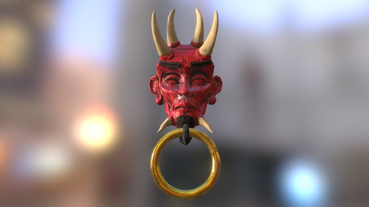 Elder Demon Knocker 3D Model