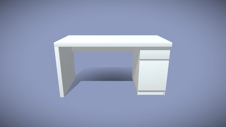 Desk 3D Model