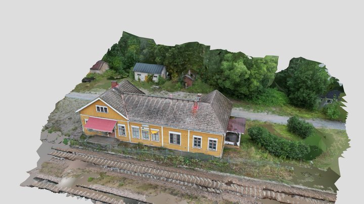 Luumäki railway station 3D Model