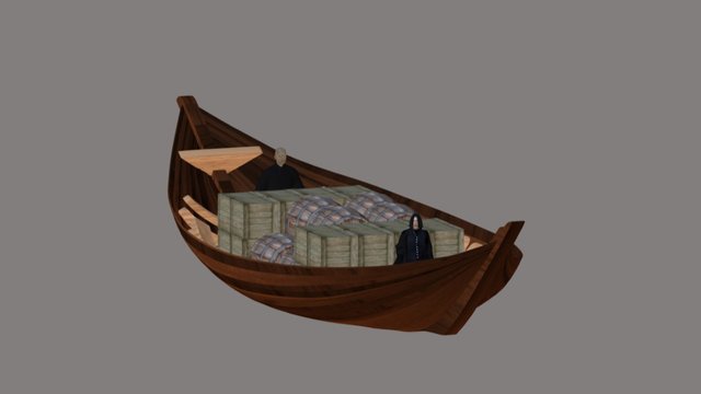 Graveney Boat Model 3D Model