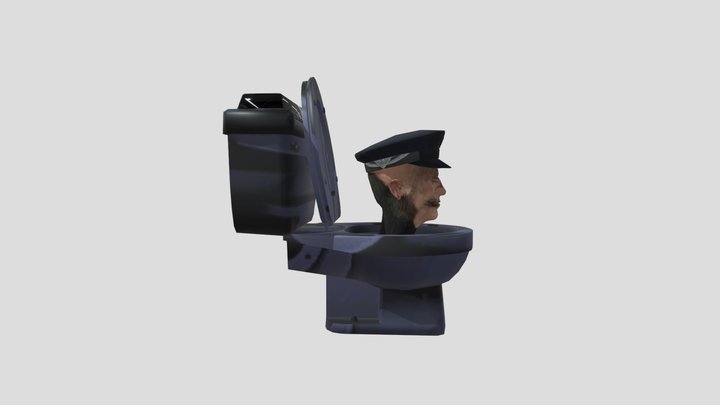 Police-skibidi-toliet-free 3D Model
