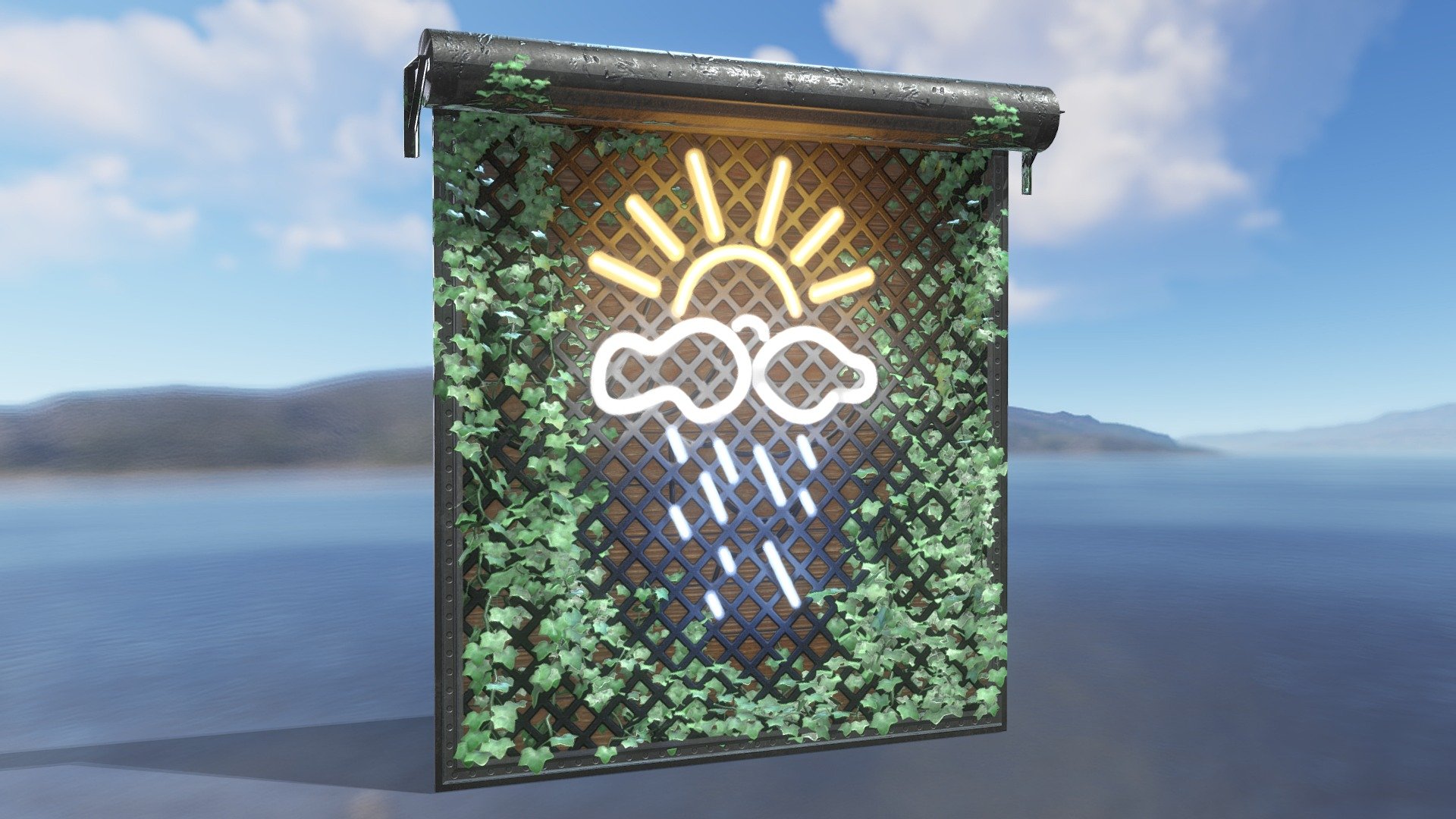 Vivid Spring Garage Door
