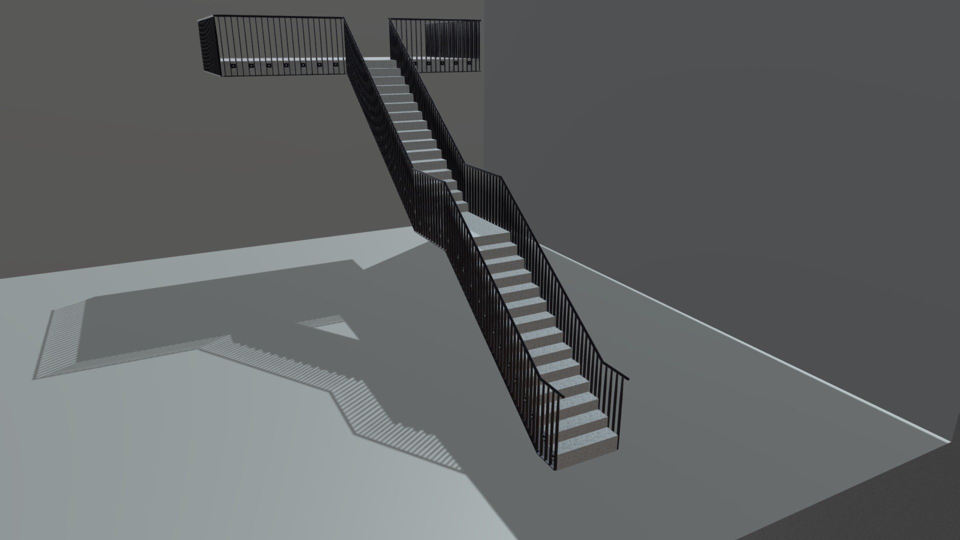 Stairs - Download Free 3d Model By Darrenfalconer (@dfalconer84 