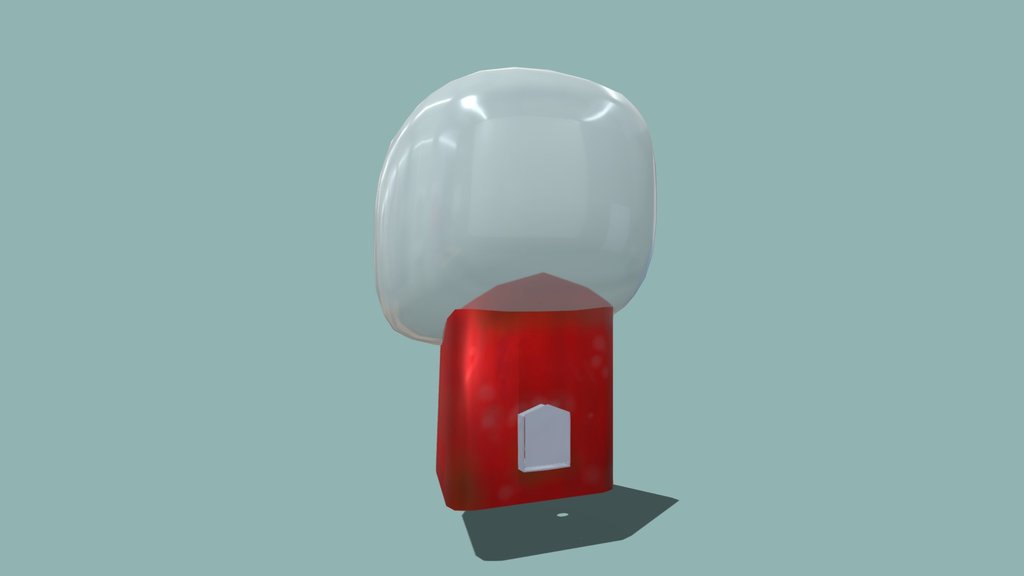 stylized gumball machine