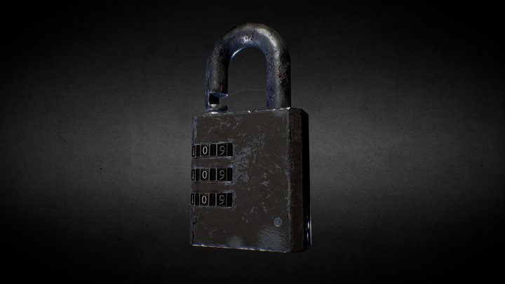 Padlock 3D Model