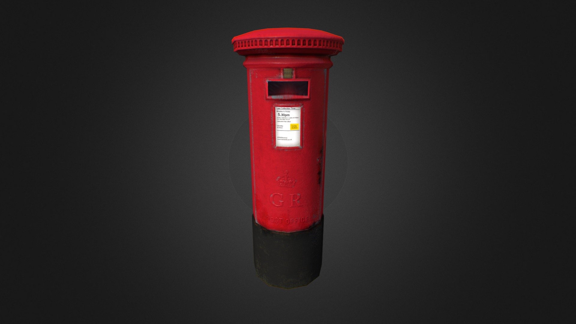 Postbox - 3D model by tagdcourse [eef5a6d] - Sketchfab