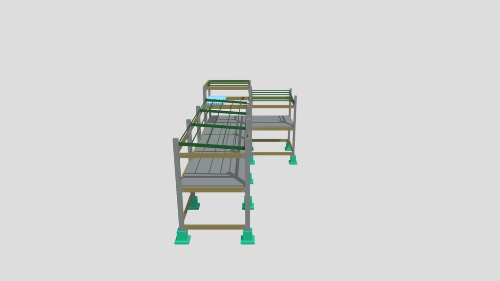 Modelagem Estrutural 3D - Hamburgueria
