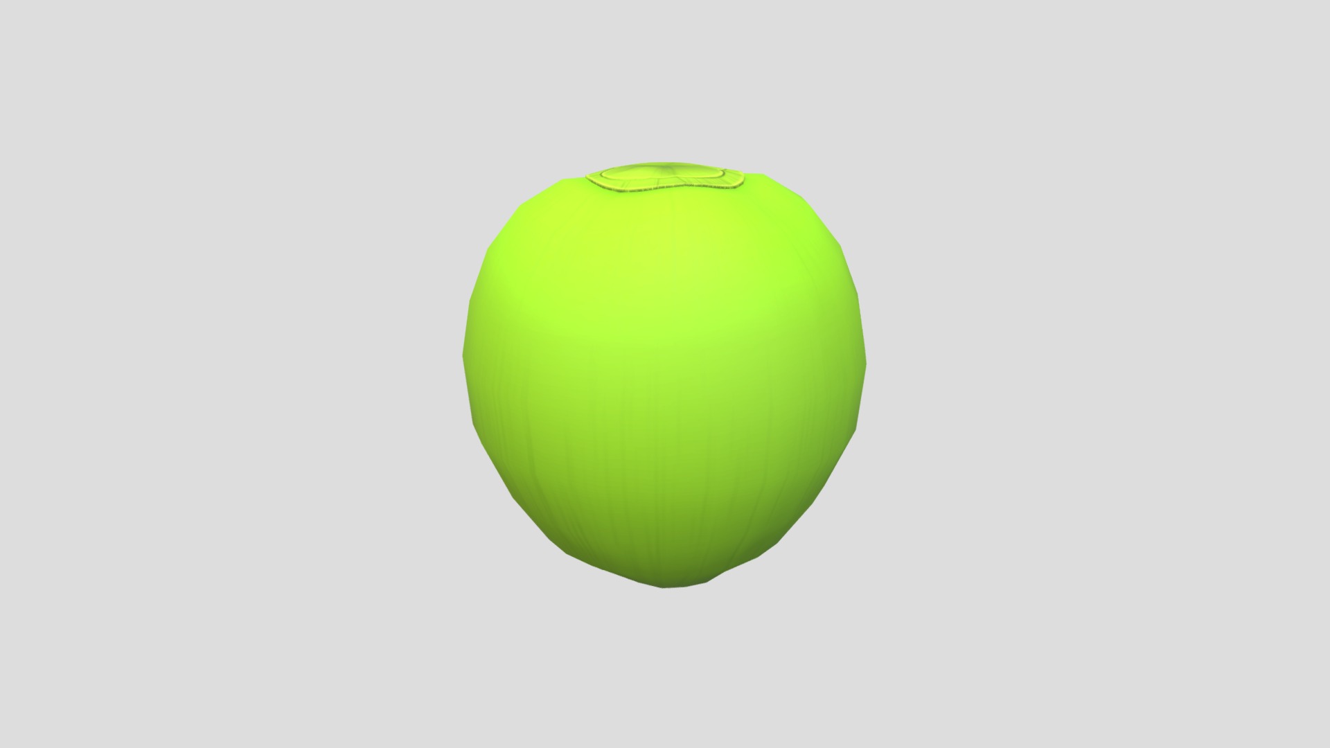3D model Coconut - This is a 3D model of the Coconut. The 3D model is about shape.