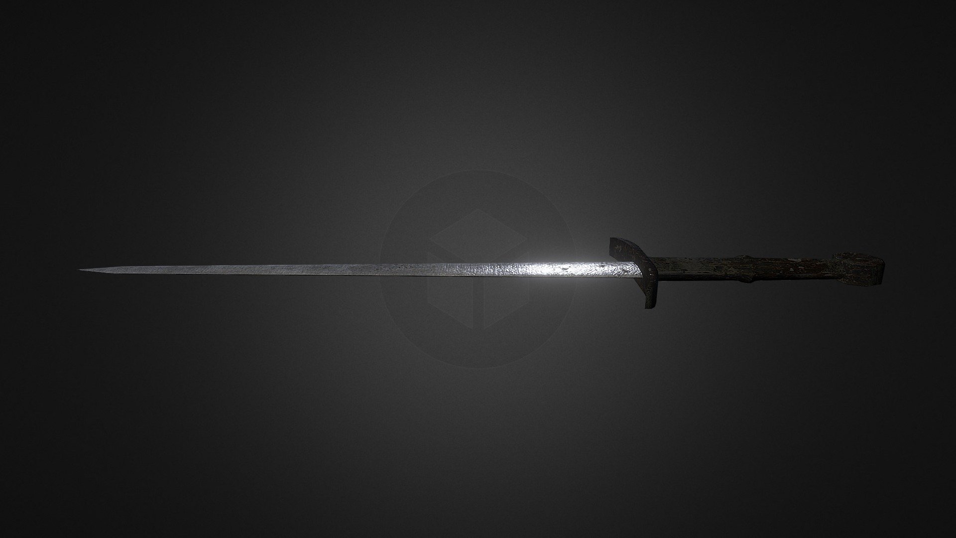 Bastard Sword 3D model by saurion [eef73f0] Sketchfab
