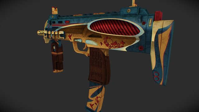Mp7 | Mocking 3D Model