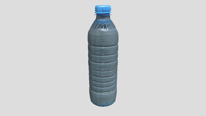 Plastic Water Bottle 3D Model