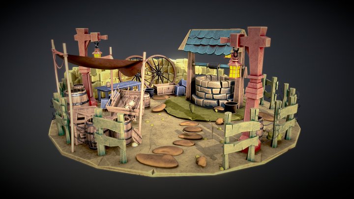 Abandoned _Well 3D Model