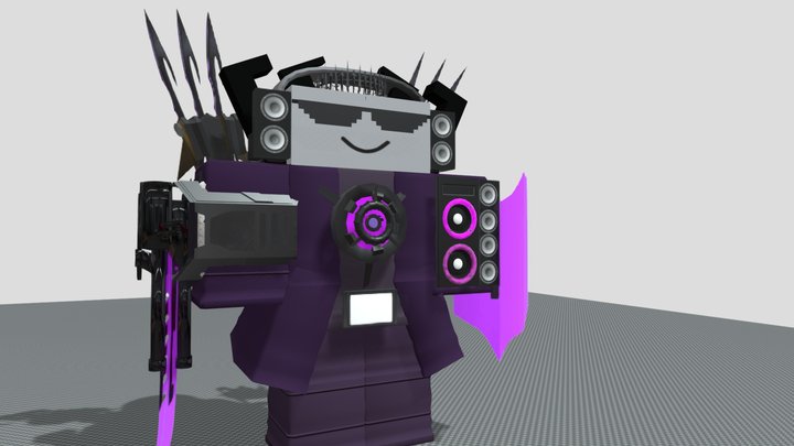 TV Dummy Man v4 3D Model