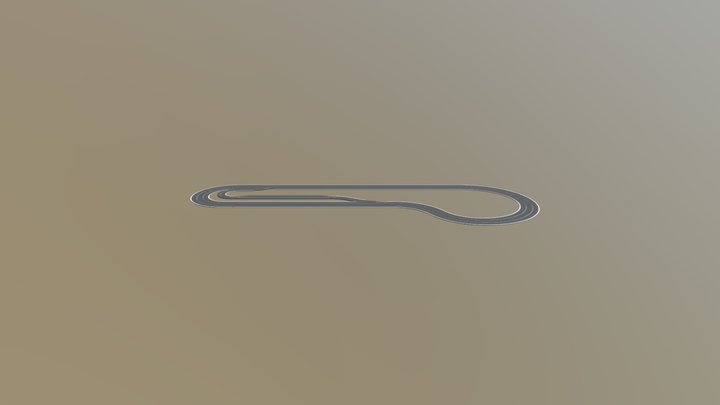 Rennbahn 3D Model
