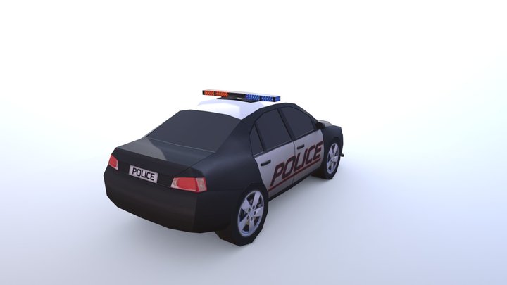 Police Car - Extreme Car Driving Racing 3D – Gratis 3D-model STL
