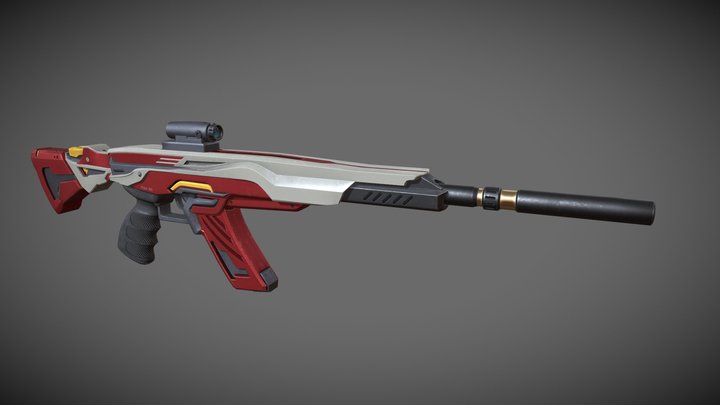 Yellow 001 - Riffle_concept by Mam BA 3D Model