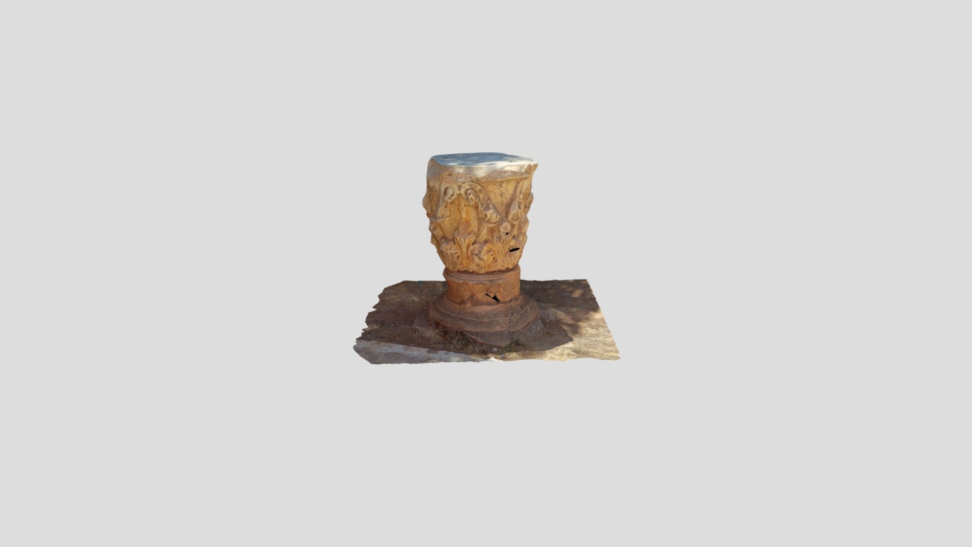 Antique roman pillar