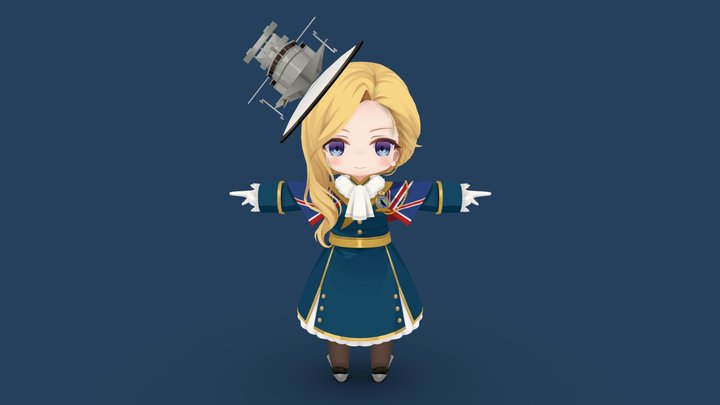HMS Hood of azure lane – Free 3D Model STL