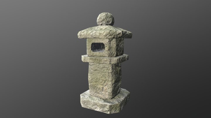 Stone_Lantern 3D Model