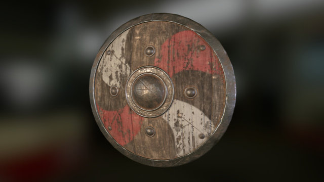 Viking Shield 3D Model