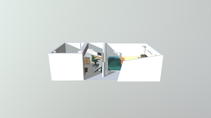 Bedroom2 3D Model