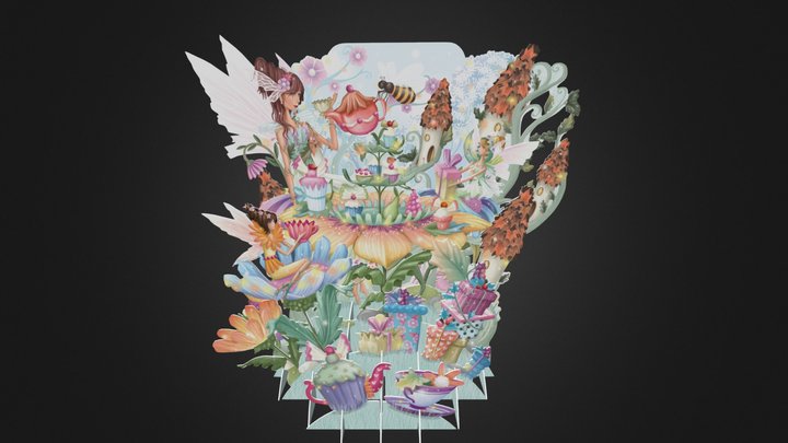 Fairy Tea Party 3D Model