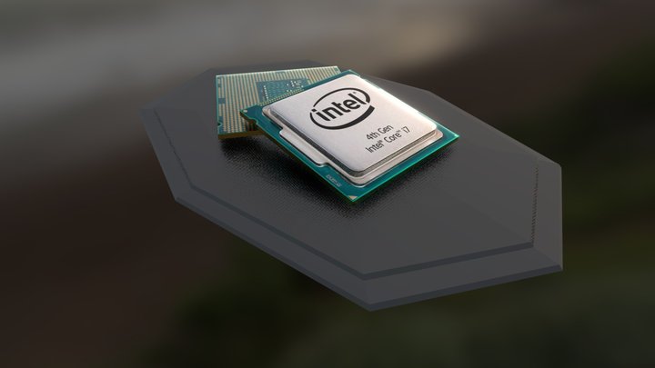 Intel i7 4th Generation Processor 3D Model
