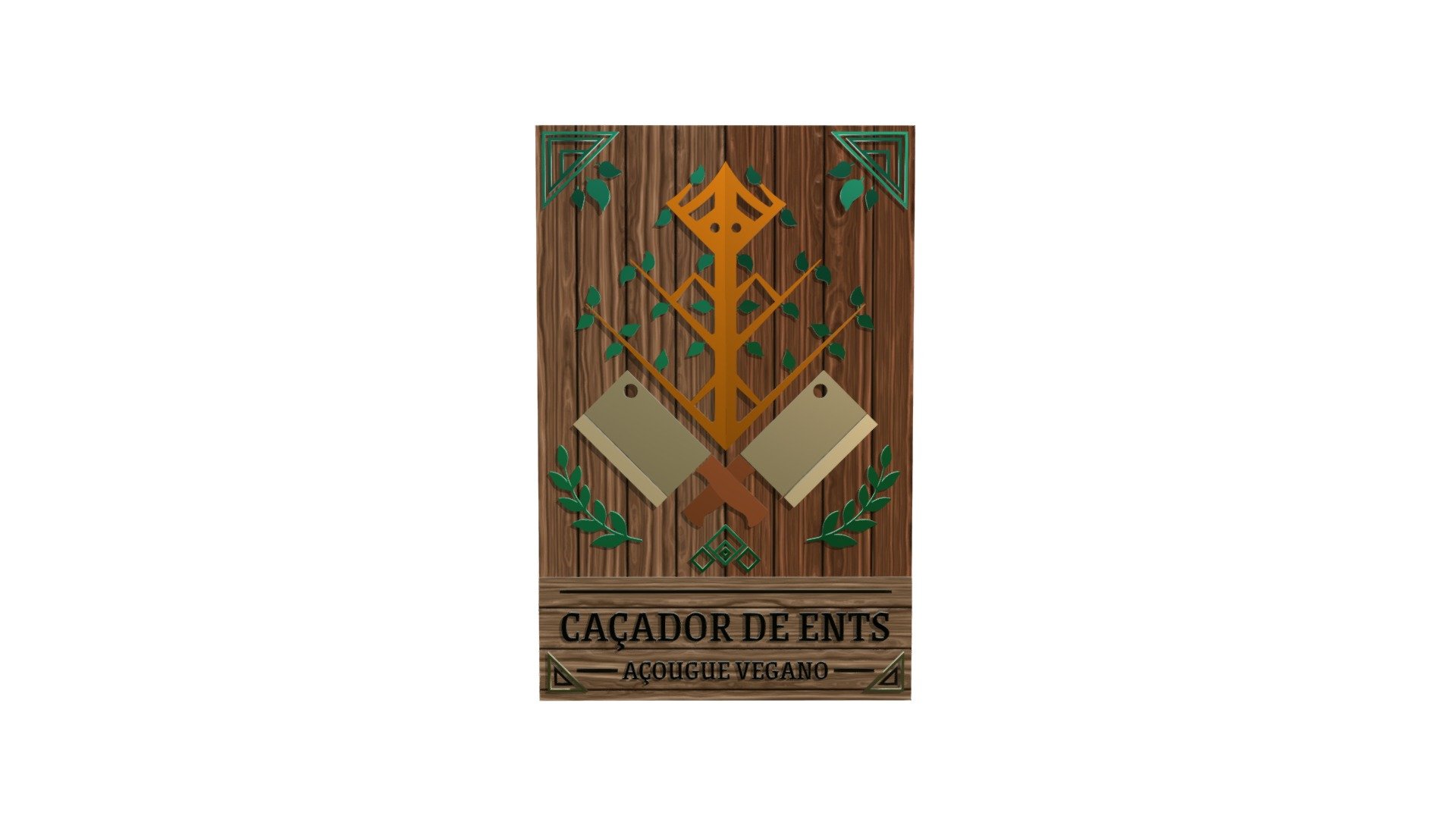 Caçador de Ents - Placa