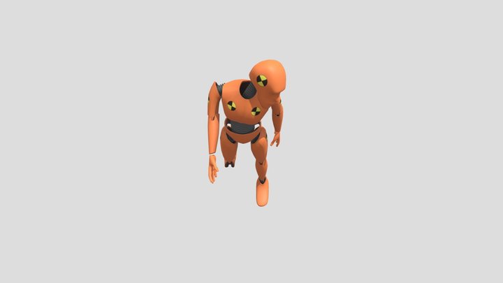 Dummy Falling 3D Model