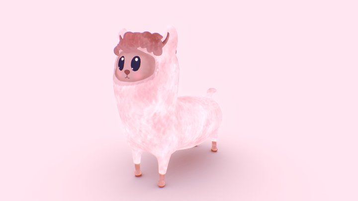 Lollie the Llama 3D Model