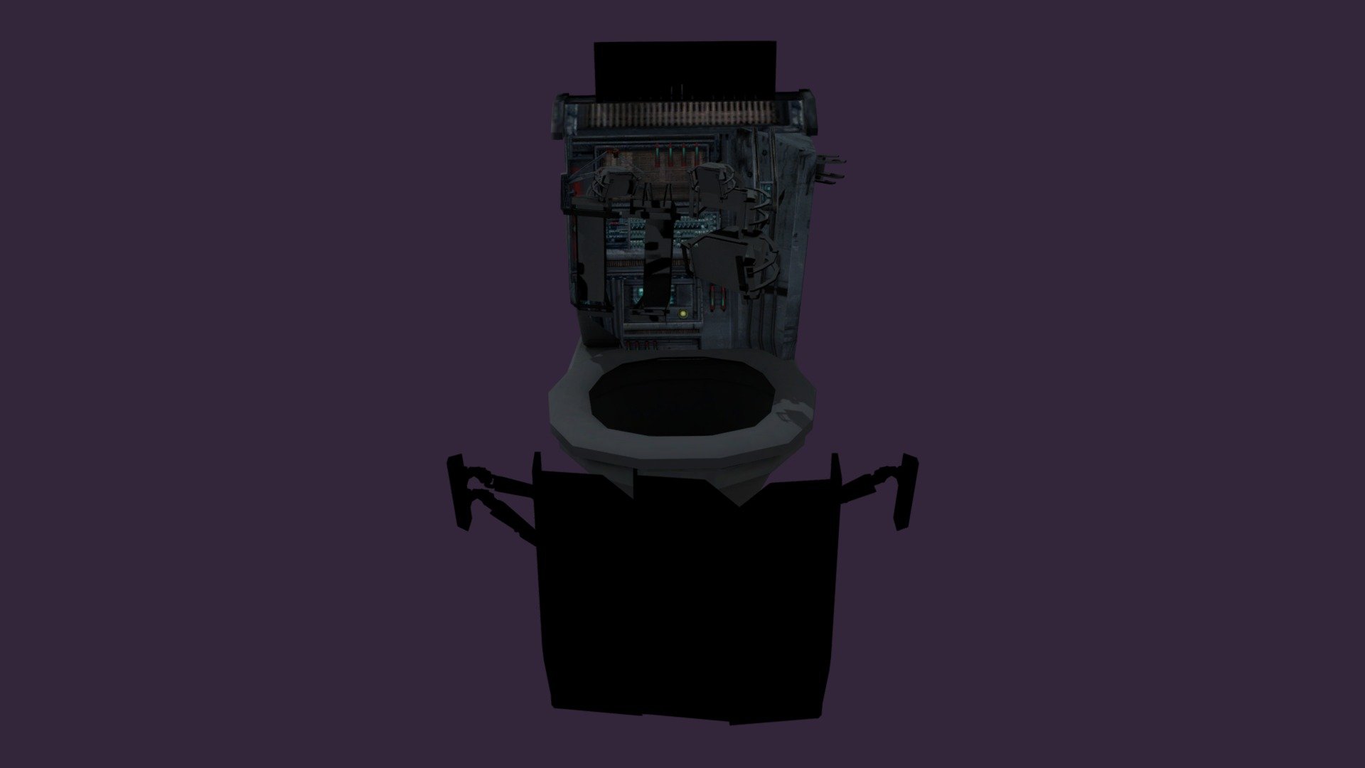 Glitch toilet model - Download Free 3D model by skibidi toilet model,s ...