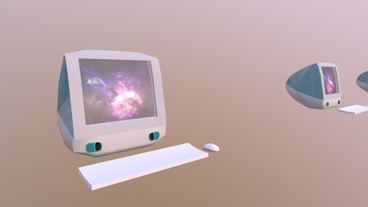 I Mac G3 Multi shapes 3D Model