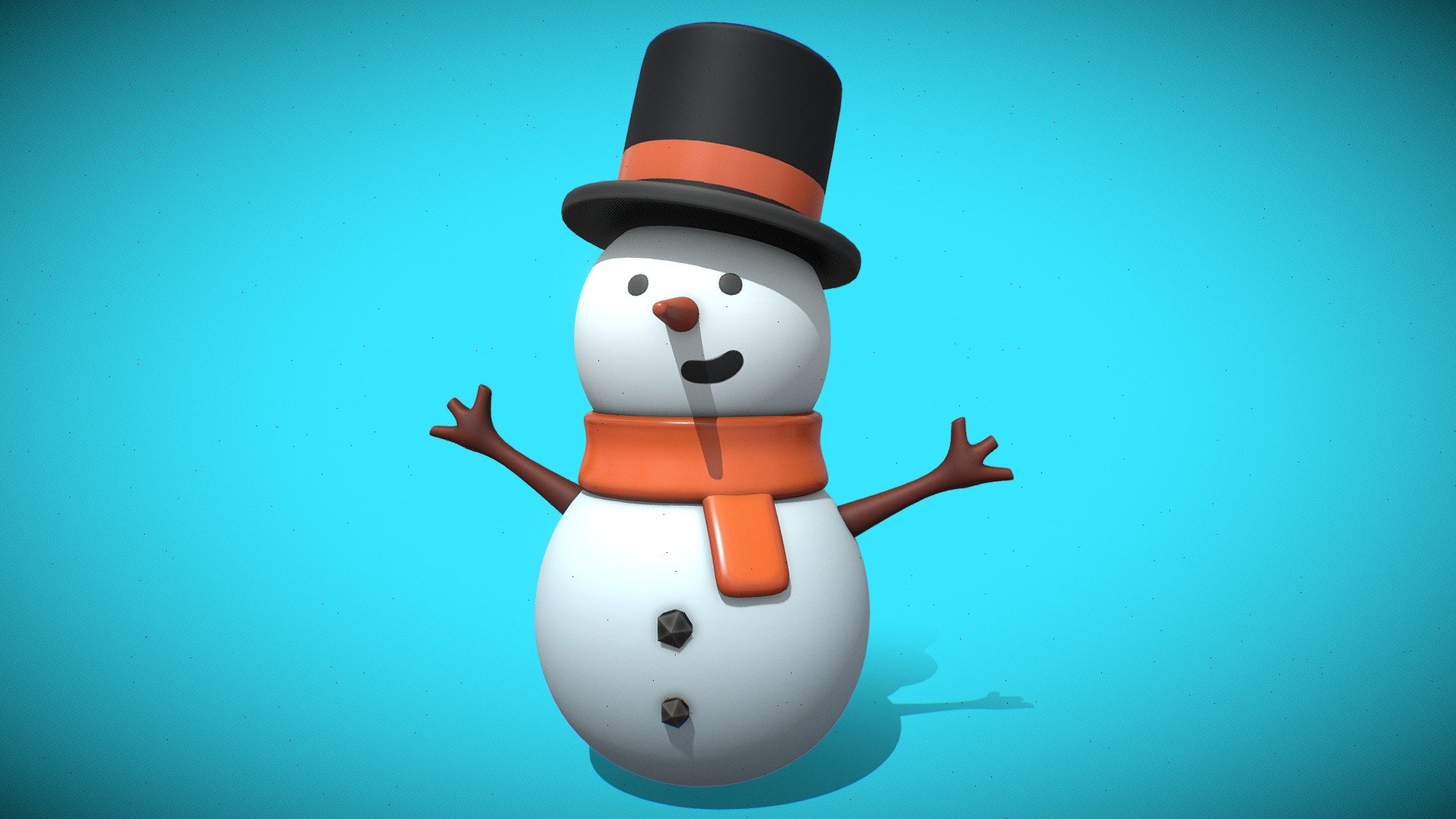 Snow Man - Download Free 3D model by NebulaLLC [ef05a64] - Sketchfab