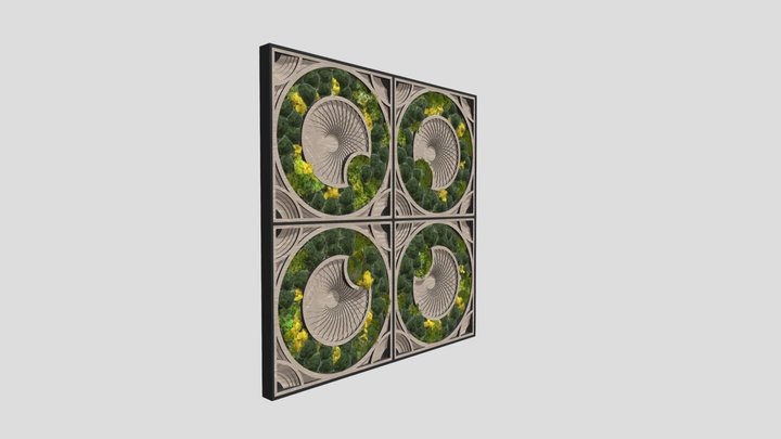 Walls of Eden - Forbidden Fruit 1200x1200 3D Model