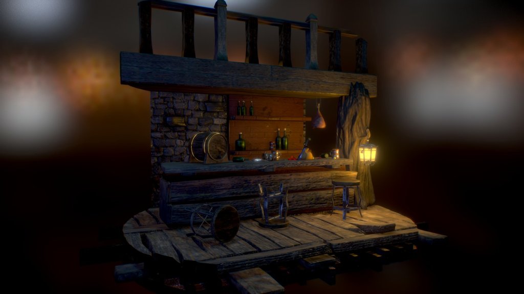 Little Tavern — Sketchfab embed 3D viewer