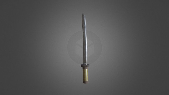 Chinese Dao Sword 3D Model
