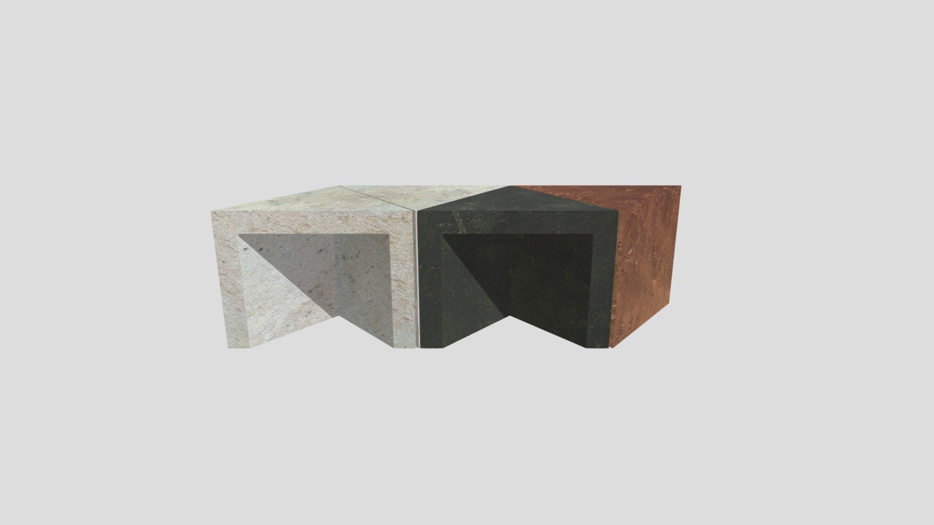 Side Table Multicolor ST 1001