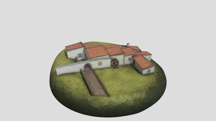 Santa Cruz Watermill (Azenha de Santa Cruz) 3D Model