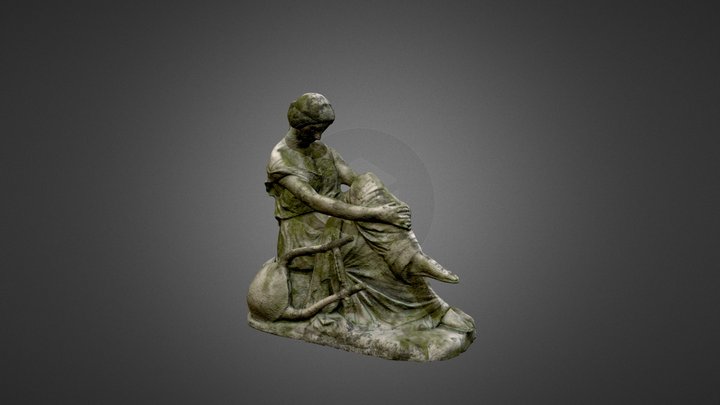 Sapho Statue 3D Model